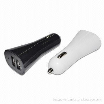 Simple Design High-end USB Car Charger for Smartphones